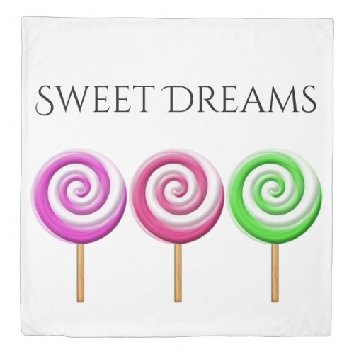 Swirled Lollipops Duvet Cover