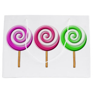 Swirled Lollipops Gift Bag