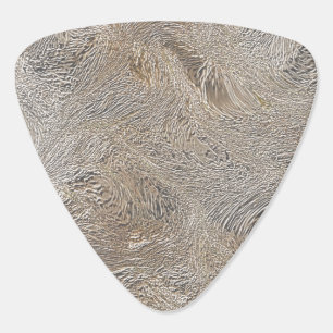Swirled Metal Guitar Pick