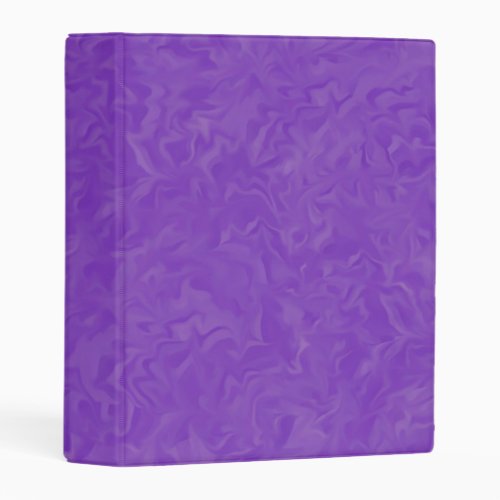 Swirled Shades of Purple Abstract Art Mini Binder