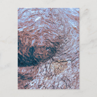 Swirled Wood Grain Close-Up Postcard
