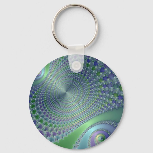 Swirler - Fractal Keychain (Front)