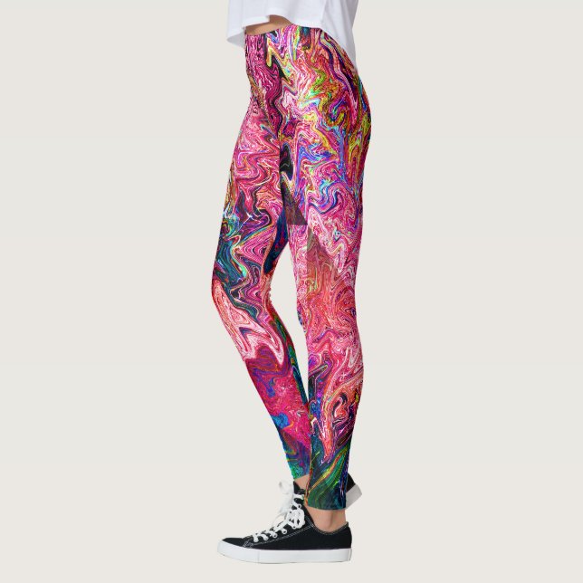 Swirlin' Squigglies..... Leggings (Left)