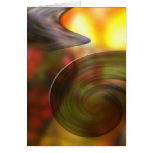 Swirling Abstract of Colors Cards (Front)