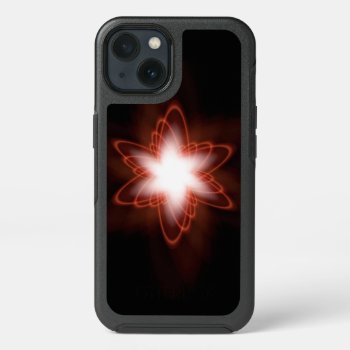 Swirling Atomic Red Design Otterbox Iphone 13 Case by pjwuebker at Zazzle