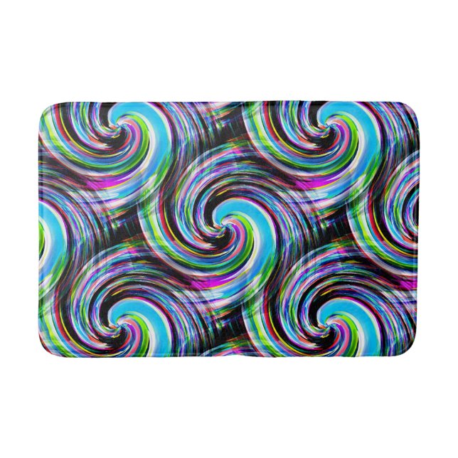 Swirling... Bath Mat (Front)