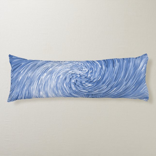 Swirling Blue....... Body Pillow (Front)