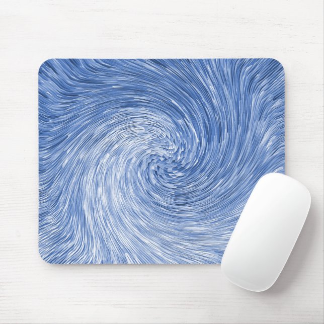 Swirling Blue..... Mouse Pad (With Mouse)