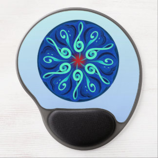 Swirling Clefs Gel Mouse Pad