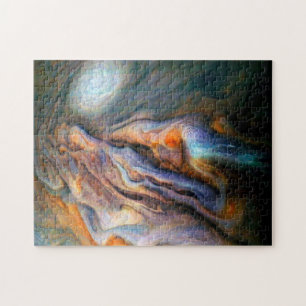 Swirling Clouds Jupiter North Temperate Belt Jigsaw Puzzle