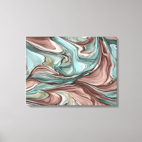 Swirling Colors Abstract Art Wall Print