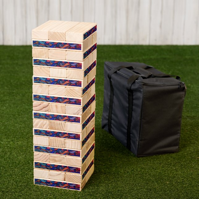 Swirling colors – dynamism for your home  topple tower (Lawn)