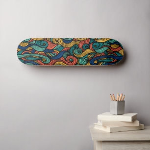 Swirling colors – dynamism for your Style Skateboard
