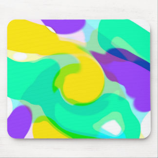 Swirling colors mousepad