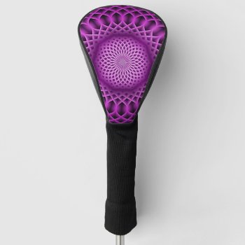 Swirling Dreams  Hot Pink (i) Golf Head Cover by MehrFarbeImLeben at Zazzle