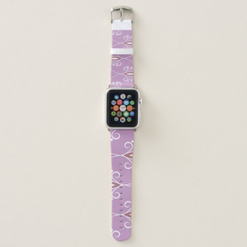 Swirling Elegance Vintage Geometric Apple Watch Band