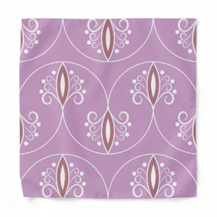 Swirling Elegance: Vintage Geometric Bandana