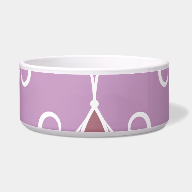 Swirling Elegance: Vintage Geometric Bowl (Front)