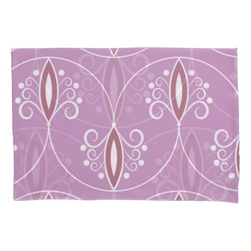 Swirling Elegance Vintage Geometric Pillow Case