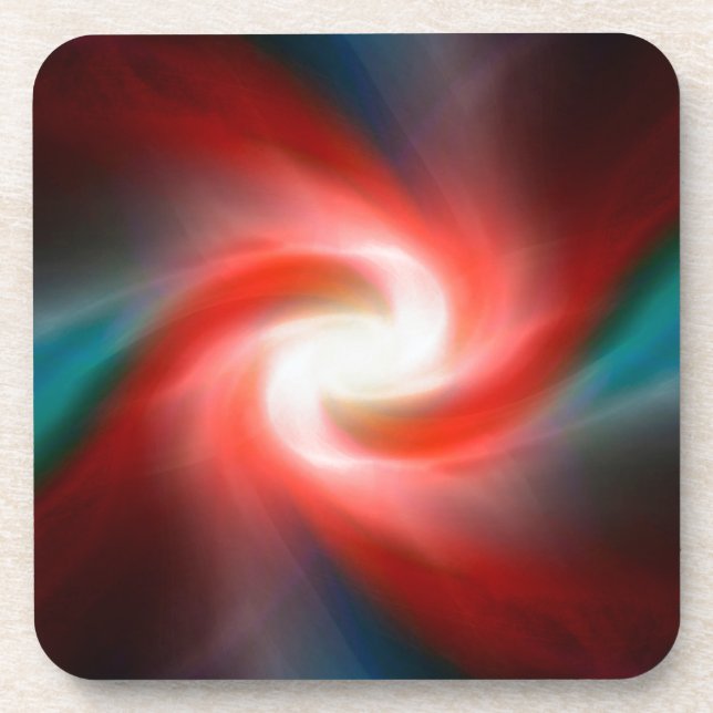 Swirling explosion drink coaster (Front)