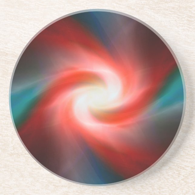Swirling explosion drink coaster (Front)