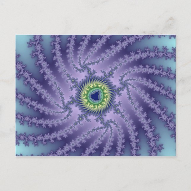 Swirling Eye - Fractal Postcard (Front)