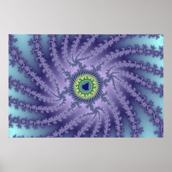 Swirling Eye   Fractal Poster