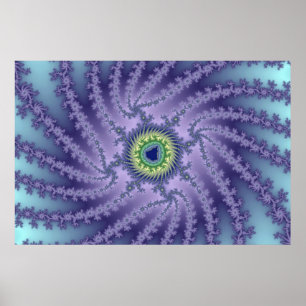 Swirling Eye - Fractal Poster
