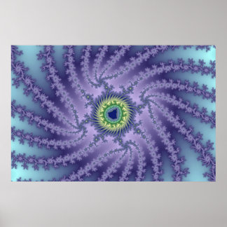 Swirling Eye - Fractal Poster