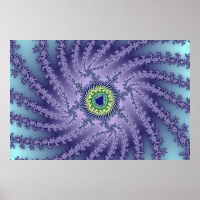 Swirling Eye - Fractal Poster (Front)