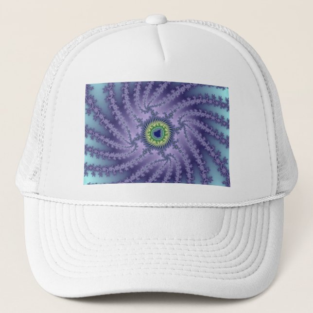 Swirling Eye - Fractal Trucker Hat (Front)