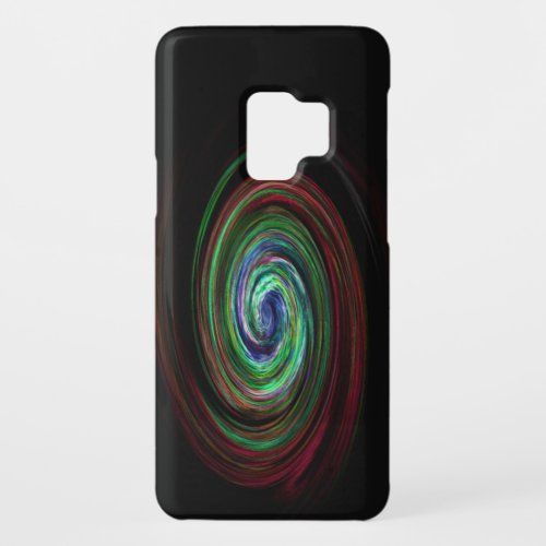 Swirling Galaxy Cool Abstract Black Case_Mate Samsung Galaxy S9 Case