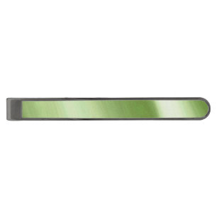 Swirling Green Gunmetal Finish Tie Bar