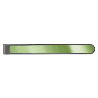 Swirling Green Gunmetal Finish Tie Bar