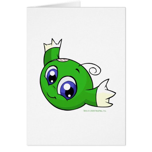 Swirling green kiko cards (Front)