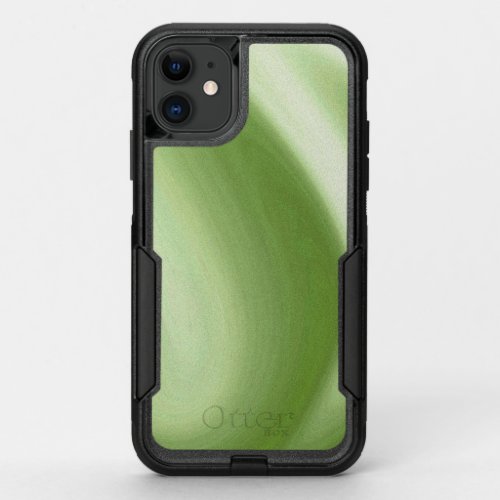 Swirling Green OtterBox Commuter iPhone 11 Case