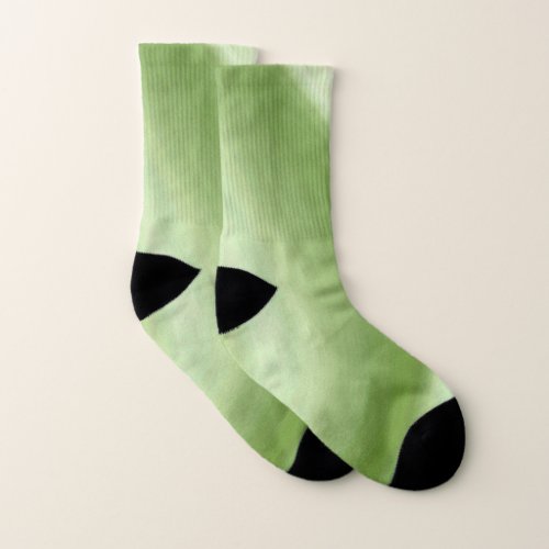Swirling Green Socks