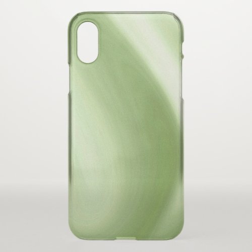 Swirling Green iPhone XS Case
