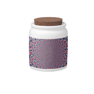 Swirling Kaleidoscope Art Print Candy Jar