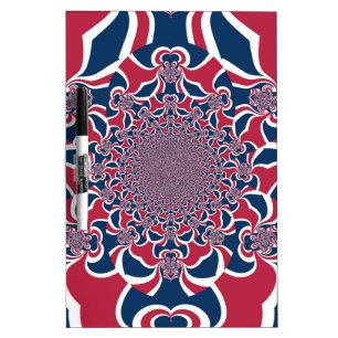 Swirling Kaleidoscope Art Print Dry Erase Board