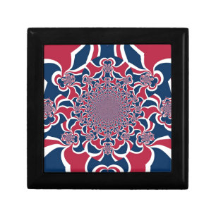 Swirling Kaleidoscope Art Print Keepsake Box