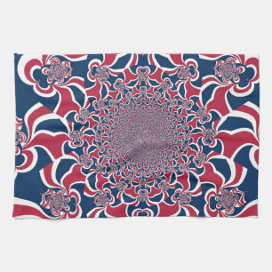 Swirling Kaleidoscope Art Print Towel