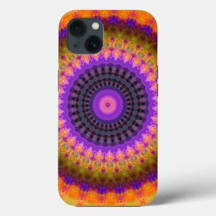 Swirling Kaleidoscope of Colors iPhone 13 Case