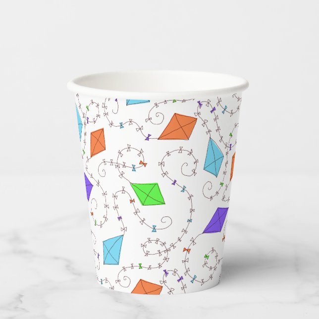 Swirling kites Paper cup (Front)