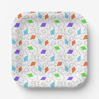 Swirling kites Paper Plate