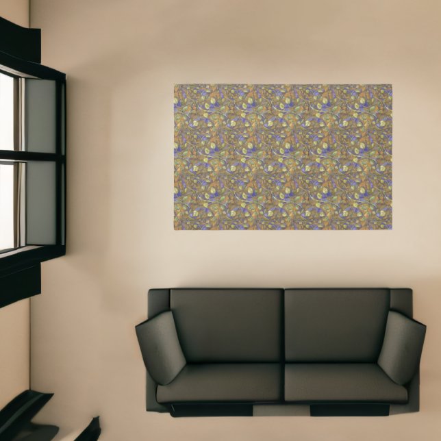 Swirling Leaves Repeat Art Rug (Insitu (Indoor 1))