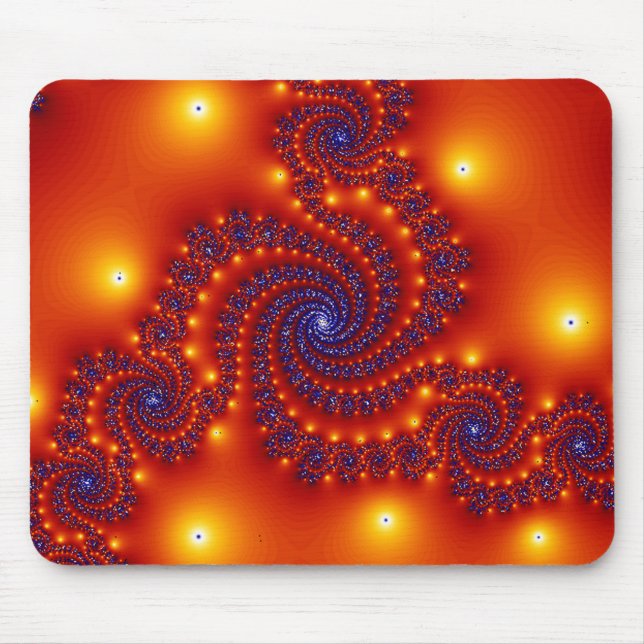 Swirling Lights Mousepad (Front)