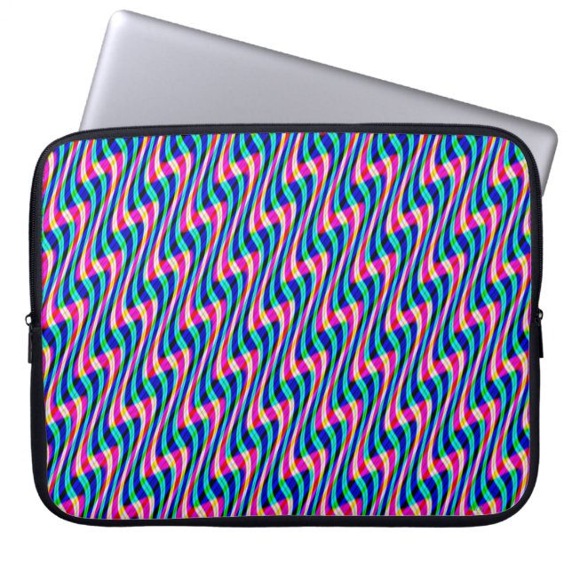 Swirling Lines..... Laptop Sleeve (Front)
