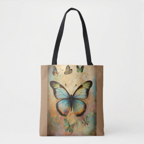 Swirling Magical Fairytale Printed Tote