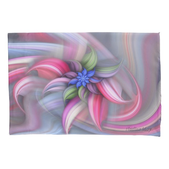 Swirling patterns pillow case (Front)